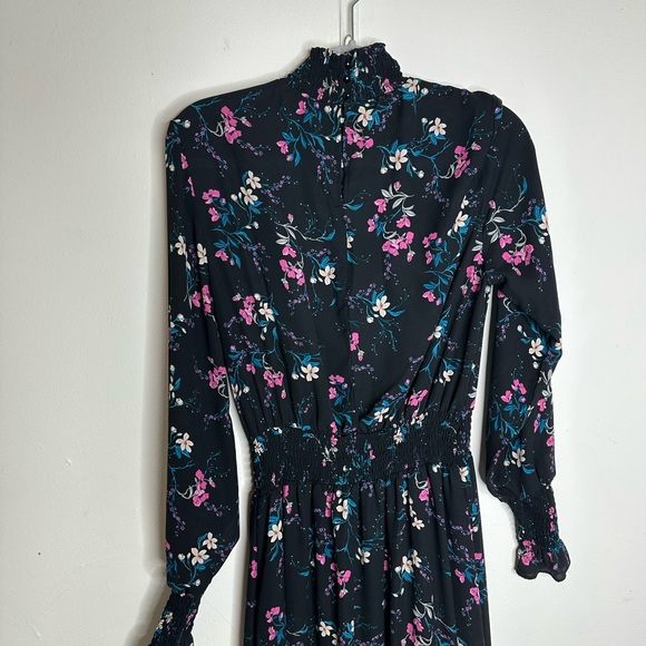 Nanette Lepore long sleeve, high low floral dress - Picture 9 of 10